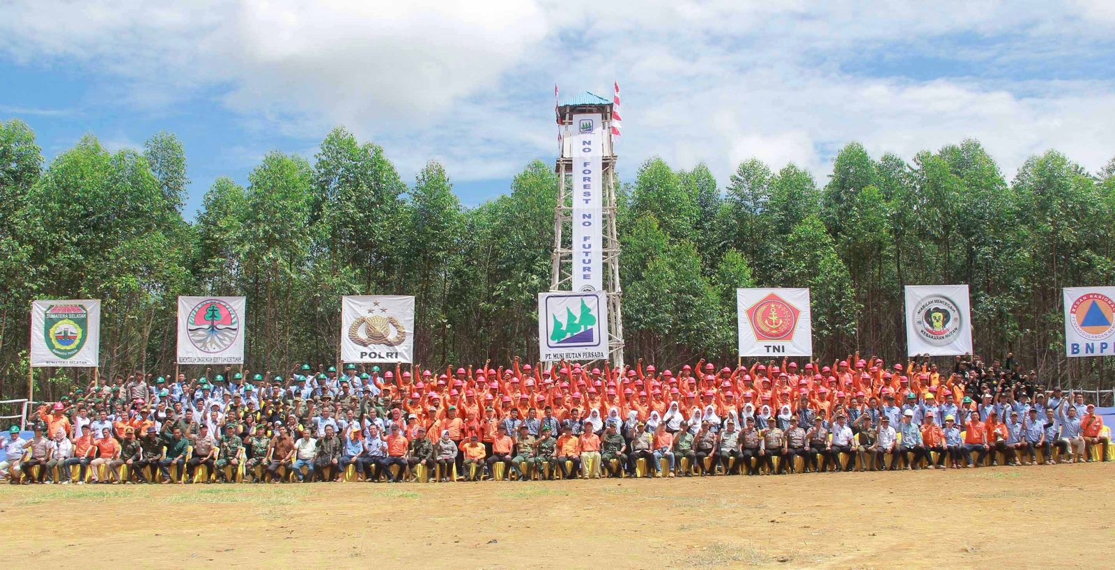 PT MHP LAKSANAKAN APEL SIAGA PENCEGAHAN KARHUTLAH